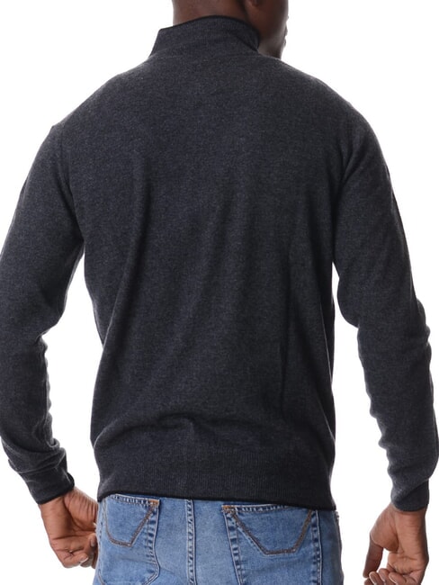 12GG Sweater dark gray melange - Men's Sweaters