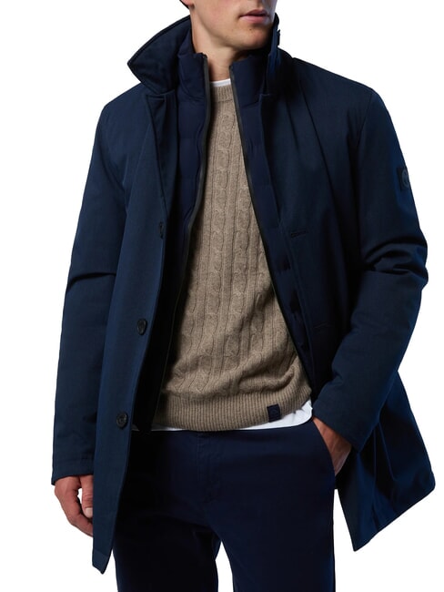 NORTH TECH Jacket with removable bib navy blue - Men's Jackets