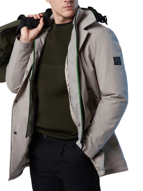 NORTH TECH Jacket with removable bib vintage khaki - Men's Jackets