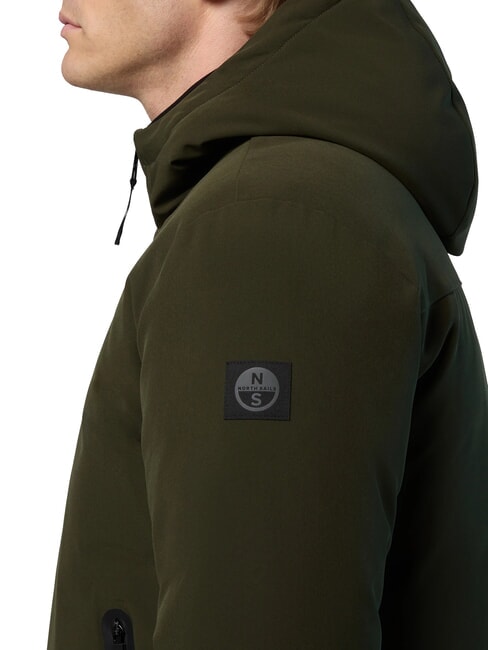 HOBART Hooded jacket forest green - Men's Jackets