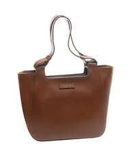 THE BRIDGE LUCIA Leather shoulder shopping bag - Women’s Bags