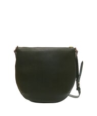 THE BRIDGE AMELIA Leather shoulder bag derby green gold badge - Women’s Bags - 4