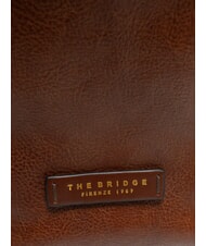 THE BRIDGE CARLOTTA Leather Bucket Bag BROWN - Women’s Bags - 3