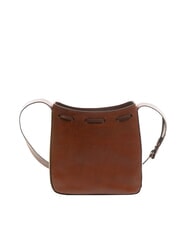 THE BRIDGE CARLOTTA Leather Bucket Bag BROWN - Women’s Bags - 4