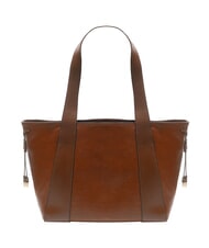 THE BRIDGE CARLOTTA Leather shopping bag BROWN - Women&rsquo;s Bags - 4