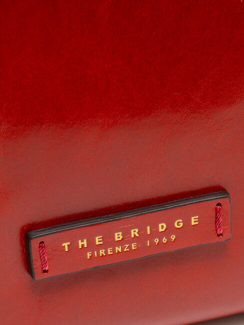 FIONA Leather tote bag with shoulder strap flamenco abb. gold - Women’s Bags