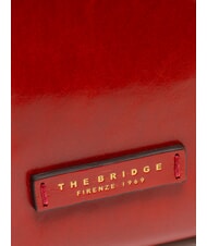 THE BRIDGE FIONA Leather tote bag with shoulder strap flamenco abb. gold - Women’s Bags - 3