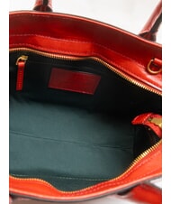 THE BRIDGE FIONA Leather tote bag with shoulder strap flamenco abb. gold - Women’s Bags - 5