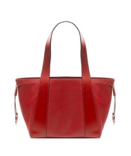 THE BRIDGE CARLOTTA Leather shoulder shopping bag cherry / gold - Women’s Bags - 4