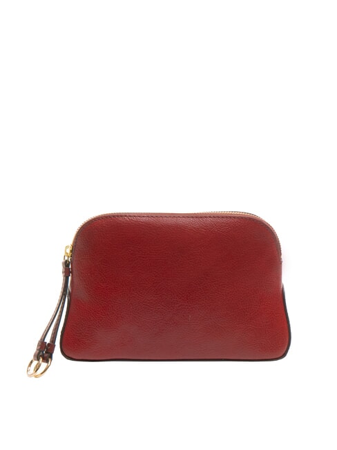 CARLOTTA Leather beauty case currant / gold - Beauty Case