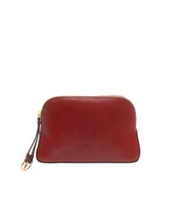 THE BRIDGE CARLOTTA Leather beauty case currant / gold - Beauty Case - 4