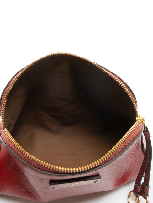 CARLOTTA Leather beauty case currant / gold - Beauty Case