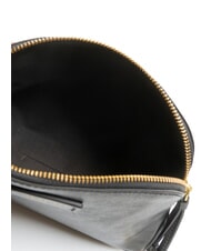 THE BRIDGE CARLOTTA Leather beauty case Black Gold - Beauty Case - 5