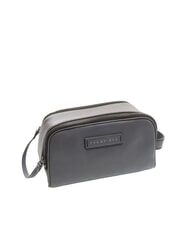 THE BRIDGE FILIPPO Leather beauty case dark ruthenium abb. grey - Beauty Case - 2