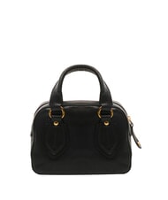 THE BRIDGE DAPHNE Mini leather trunk bag Black Gold - Women’s Bags - 4