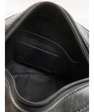 THE BRIDGE DAPHNE Leather camera case bag Black Gold - Women’s Bags - 5