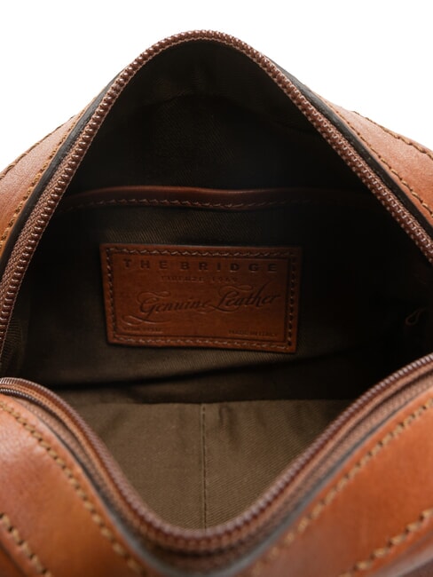 DAPHNE Leather camera case bag BROWN - Women&rsquo;s Bags