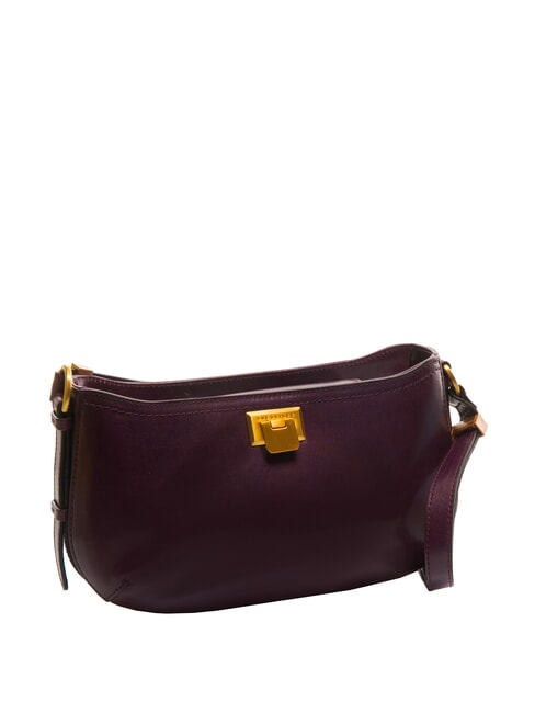 FEDERICA Leather shoulder bag grape abb. gold - Women’s Bags
