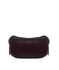 THE BRIDGE FEDERICA Leather shoulder bag grape abb. gold - Women’s Bags - 4