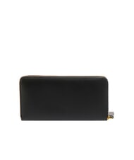 THE BRIDGE AMELIA Large zip around wallet Black Gold - Women’s Wallets - 3