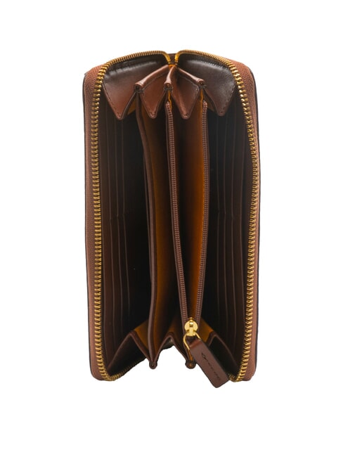 AMELIA Large zip around wallet BROWN - Women&rsquo;s Wallets