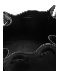 THE BRIDGE CAMILLA Leather Bucket Bag Black Gold - Women’s Bags - 5