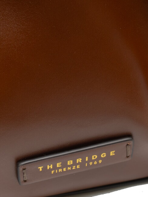 CAMILLA Leather Bucket Bag BROWN - Women’s Bags