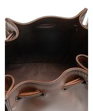 THE BRIDGE CAMILLA Leather Bucket Bag BROWN - Women’s Bags - 5