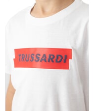 TRUSSARDI TOMMES T-shirt and Bermuda shorts set white/sea blue - Children's tracksuits - 2