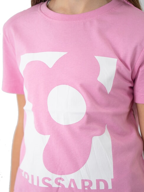 GRIGES T-shirt and Bermuda shorts set pink/grey melange - Children's tracksuits