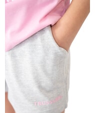 TRUSSARDI GRIGES T-shirt and Bermuda shorts set pink/grey melange - Children's tracksuits - 3