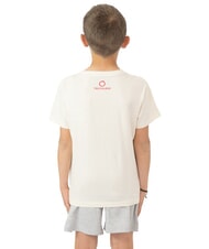 TRUSSARDI FESTI T-shirt and Bermuda shorts set milk/grey melange - Children's tracksuits - 3