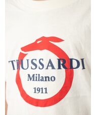 TRUSSARDI FESTI T-shirt and Bermuda shorts set milk/grey melange - Children's tracksuits - 2