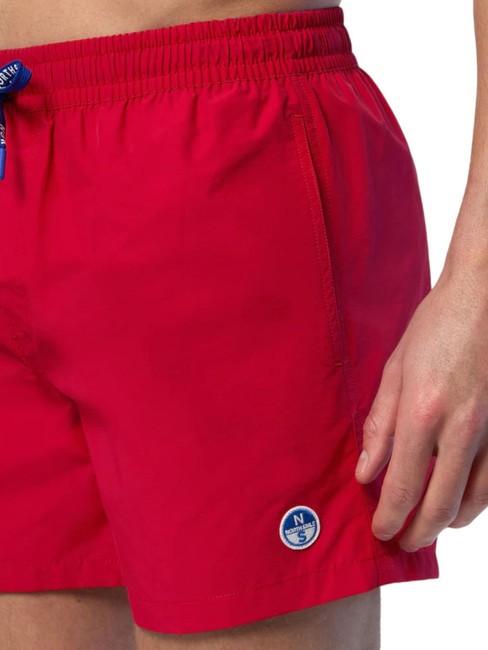 VOLLEY Boxer costume with logo red - Swimwear