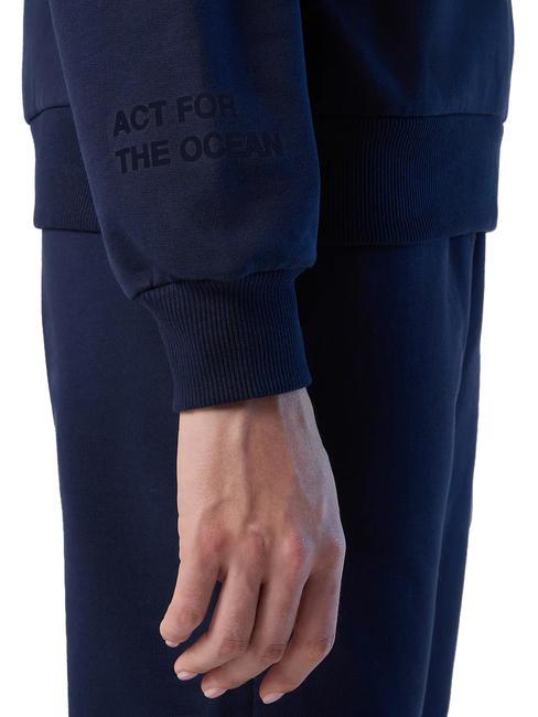 WE ALL HAVE A CHOICE Cotton sweatshirt navy blue - Women's Sweatshirts