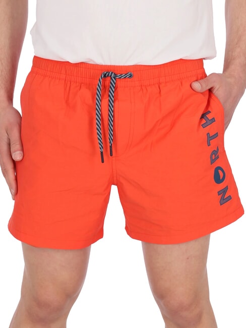 VOLLEY Side logo boxer costume bright orange - Swimwear