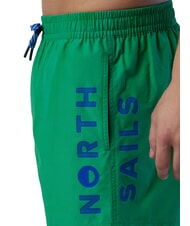 NORTH SAILS VOLLEY Side logo boxer costume green bee - Swimwear - 4