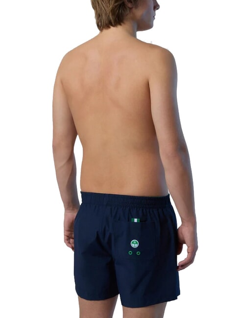 VOLLEY Side logo boxer costume navy blue - Swimwear