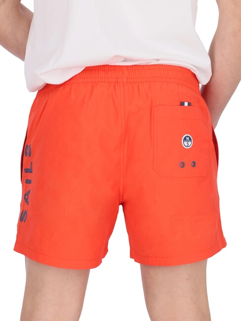 VOLLEY Side logo boxer costume bright orange - Swimwear
