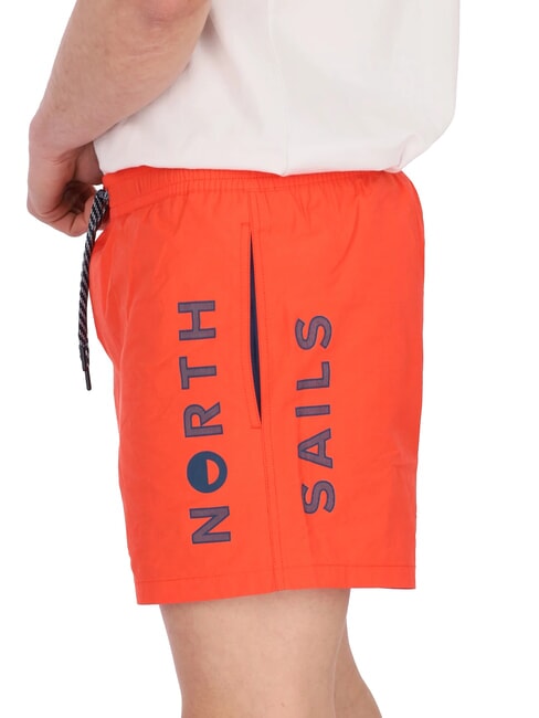 VOLLEY Side logo boxer costume bright orange - Swimwear