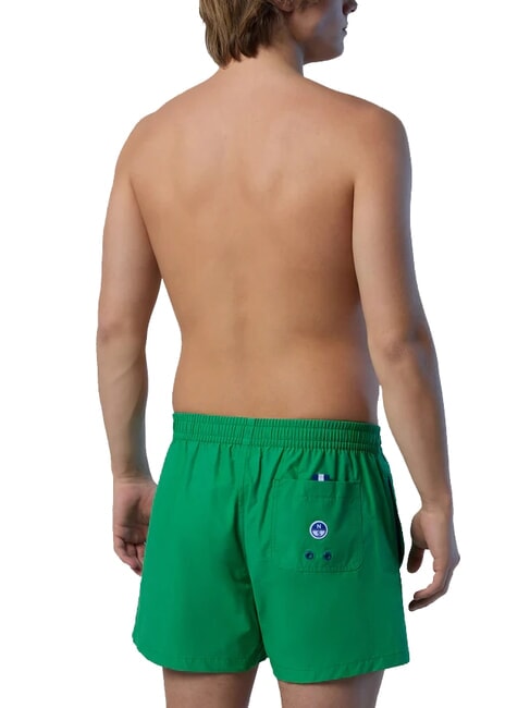 VOLLEY Side logo boxer costume green bee - Swimwear