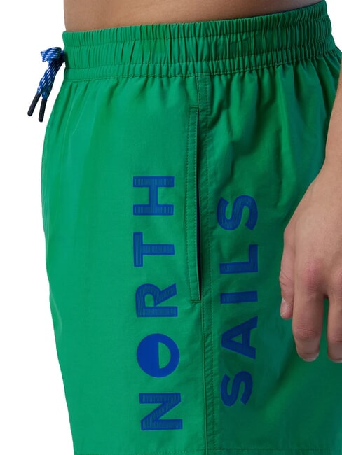 VOLLEY Side logo boxer costume green bee - Swimwear