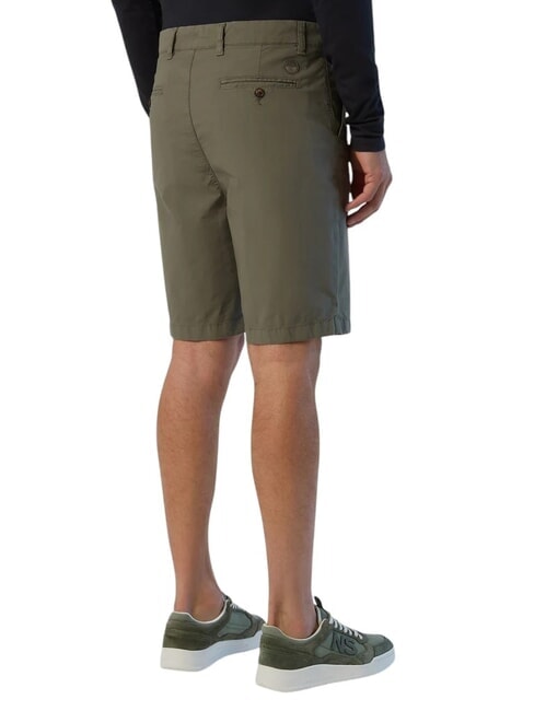 FREEDOM Cotton chino shorts dusty olive - Trousers
