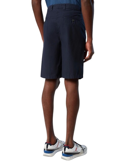 FREEDOM Cotton chino shorts navy blue - Trousers