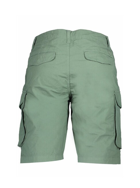 AMERICA Cotton cargo shorts military green - Trousers