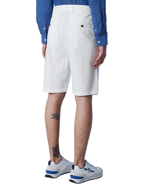 FREEDOM Cotton chino shorts white - Trousers