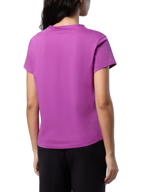 BASIC Short-sleeved cotton T-shirt mauve - T-shirt