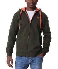 NORTH SAILS LOGO Full zip hoodie forest green - Sweatshirts - 2