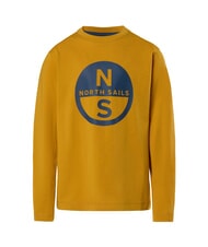 NORTH SAILS GRAPHIC KIDS Long sleeve cotton shirt golden spice - Child T-shirt - 3