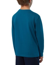 NORTH SAILS GRAPHIC KIDS Long sleeve cotton shirt water green - Child T-shirt - 2